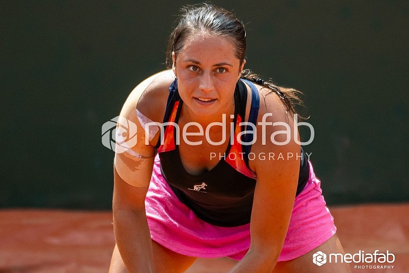 28.07.2023 - Ladies Open Lausanne 2023 - WTA 250 - Quart de finale - Elina Avanesyan et Elisabetta Cocciaretto. 